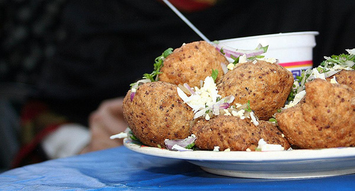 Fuchka the most popular street food in Bangladesh
