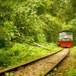 train still runs inside Sri