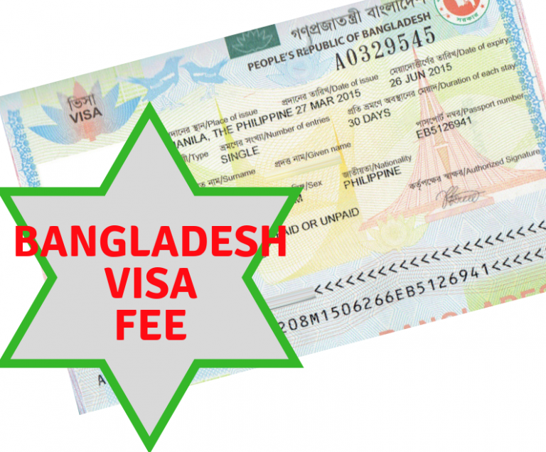 bangladesh tourist visa fees