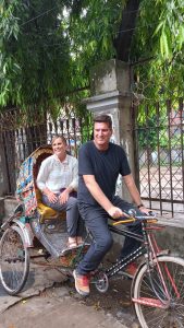 High school rikshaw ride