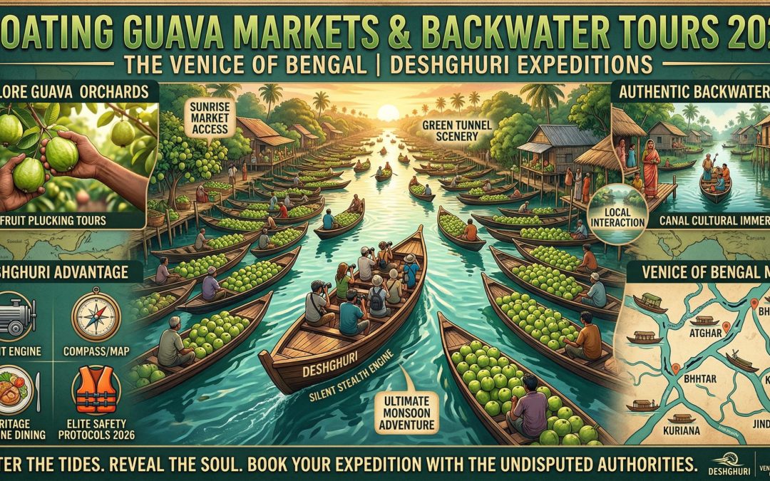 Floating Guava Markets & Backwater Tours in 2026 : The Venice of Bengal